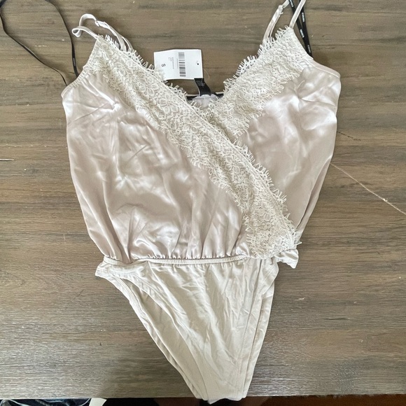 Forever 21 Tops - Forever 21 Bodysuit - Taupe